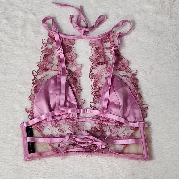 New!For Love and Lemons Grace Halter Bralette - Picture 6 of 9